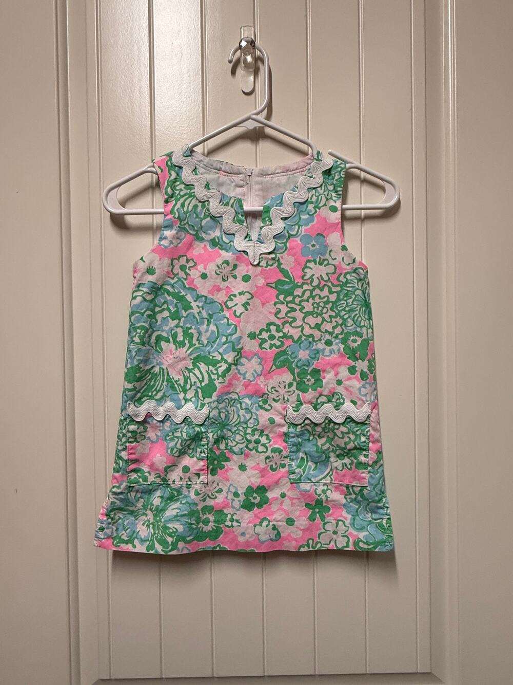 Lilly Pulitzer Girls dress Plumes in Bloom  Size 7